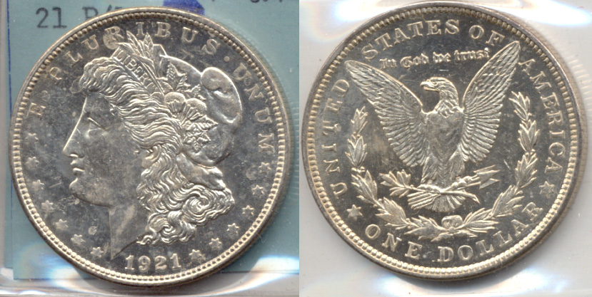 1921 Morgan Silver Dollar MS-63 Prooflike