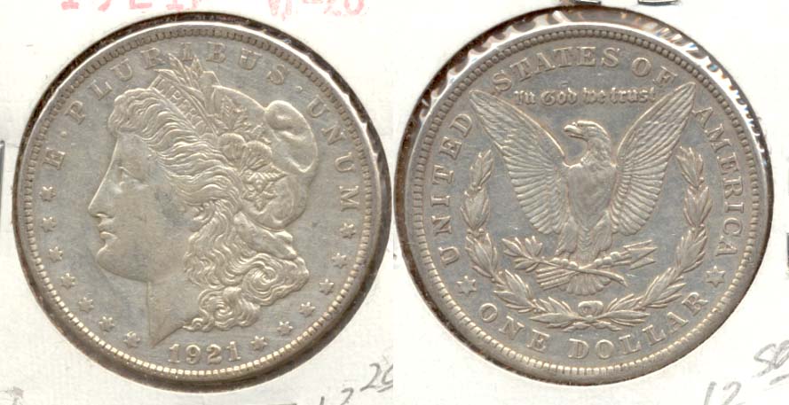 1921 Morgan Silver Dollar VF-20 d