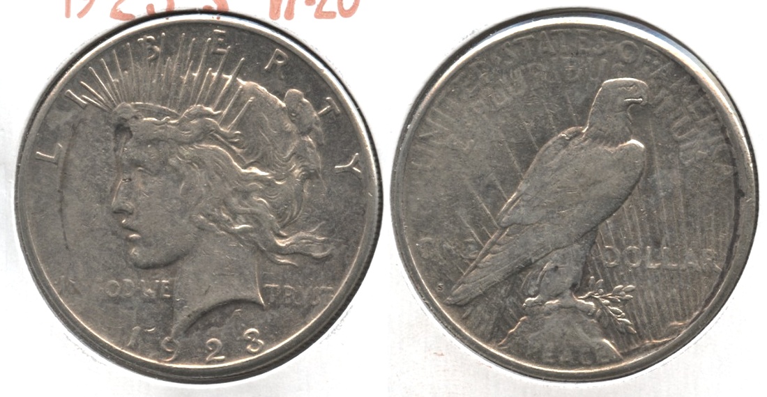 1923-S Peace Silver Dollar VF-20 #g