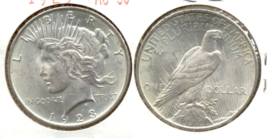 1923 Peace Silver Dollar AU-50 i