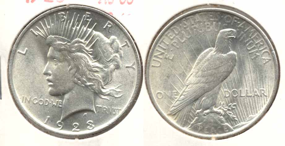 1923 Peace Silver Dollar AU-55 i