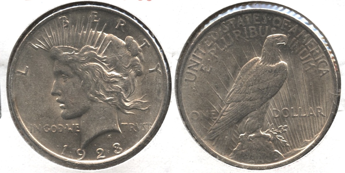 1923 Peace Silver Dollar AU-55 #t