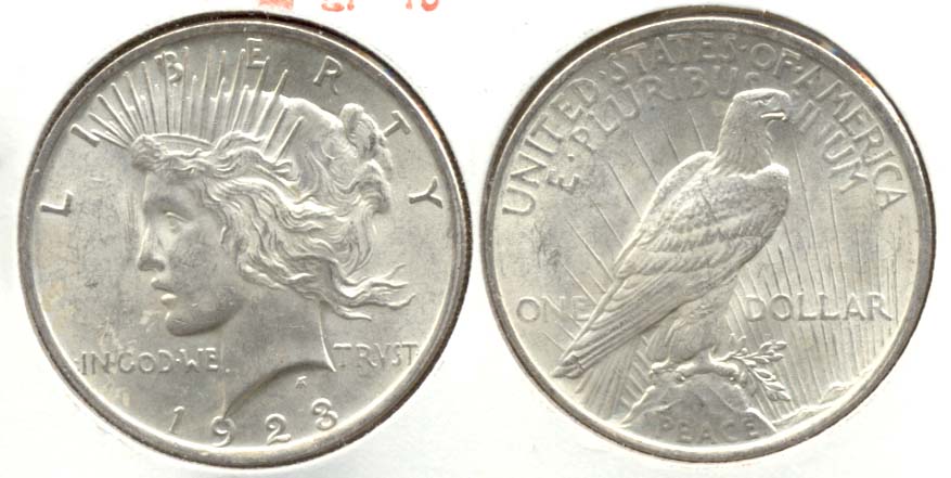 1923 Peace Silver Dollar EF-45 d