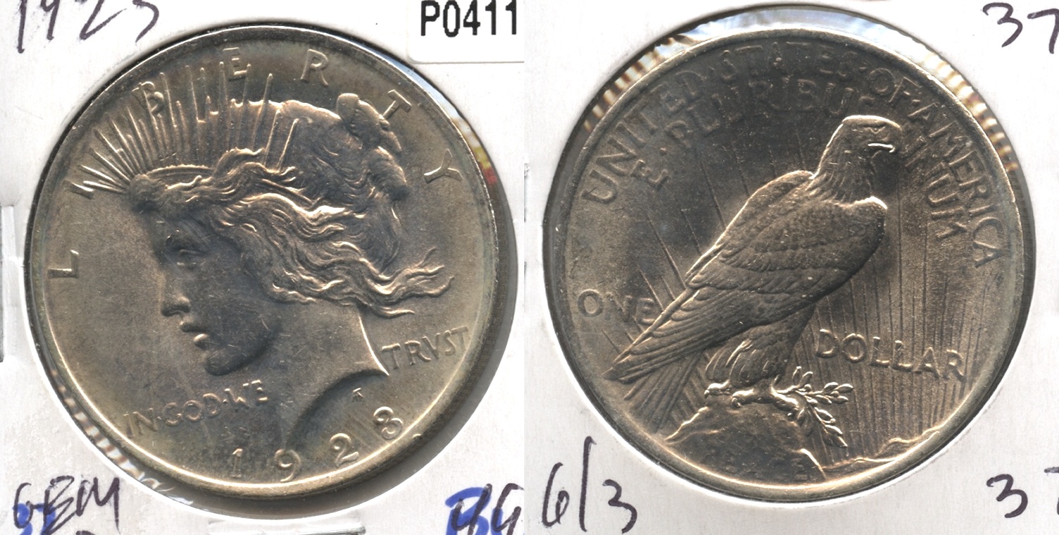 1923 Peace Silver Dollar MS-60 #ac