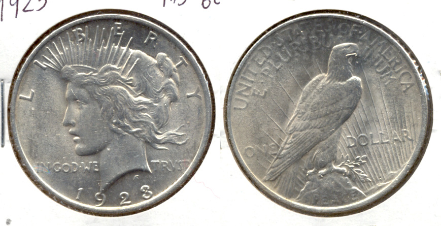 1923 Peace Silver Dollar MS-60 i