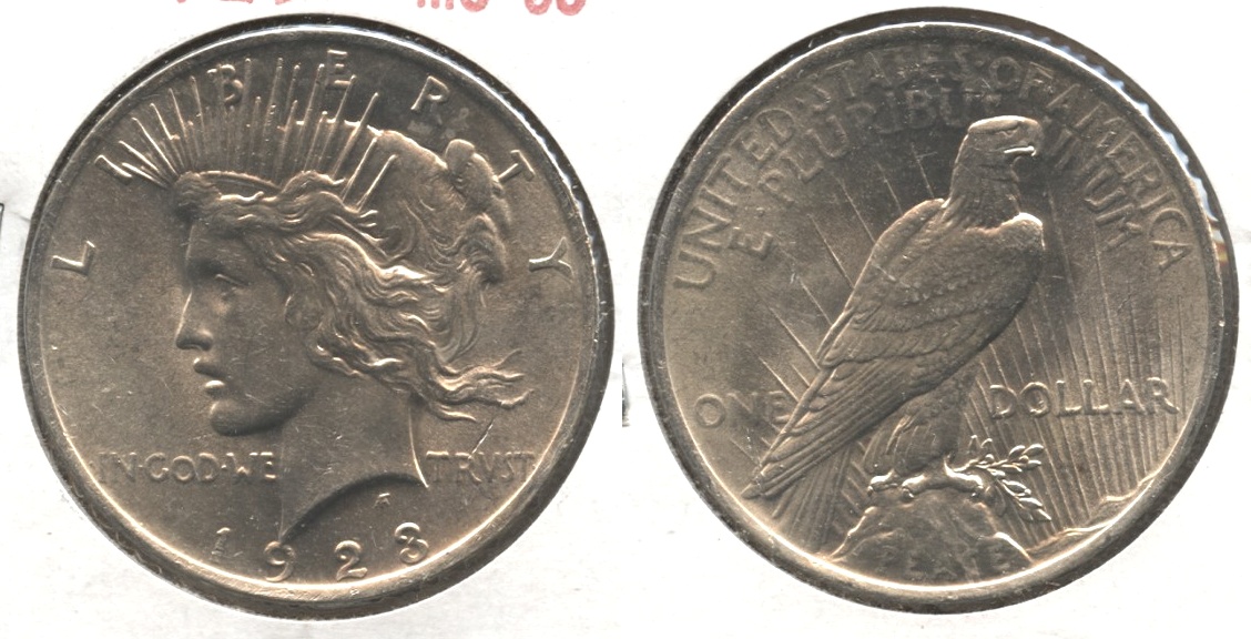1923 Peace Silver Dollar MS-60 #q
