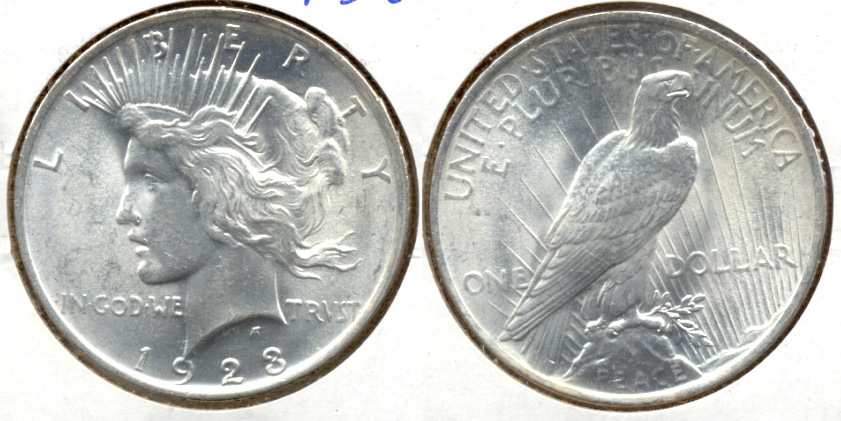 1923 Peace Silver Dollar MS-62