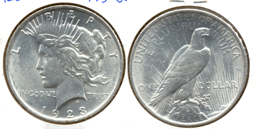 1923 Peace Silver Dollar MS-62 a