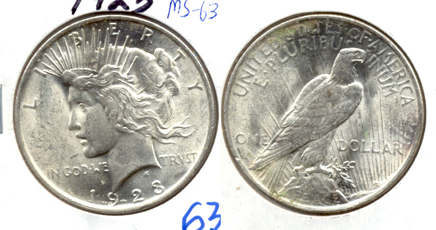 1923 Peace Silver Dollar MS-63 c