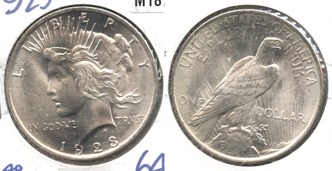 1923 Peace Silver Dollar MS-64 #a