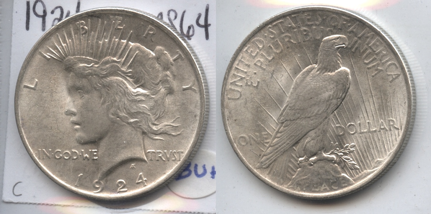1924 Peace Silver Dollar MS-60 #c