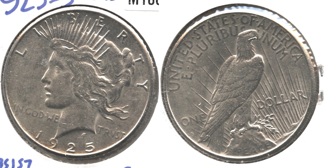 1925-S Peace Silver Dollar AU-55