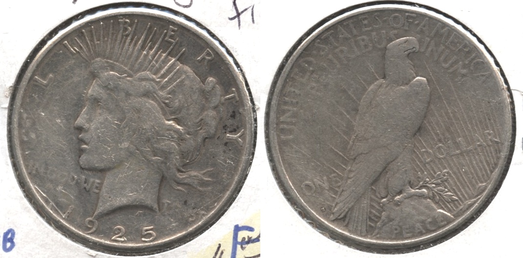 1925-S Peace Silver Dollar Fine-12