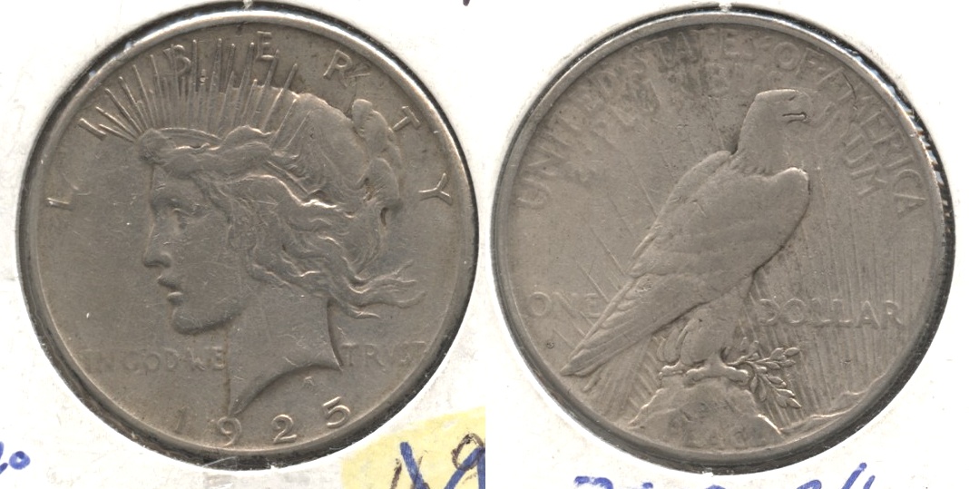 1925-S Peace Silver Dollar Fine-12 #d