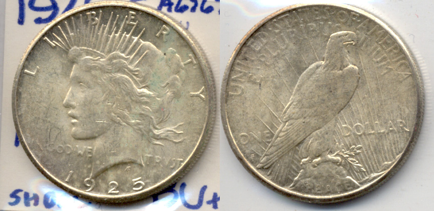 1925-S Peace Silver Dollar MS-60 a