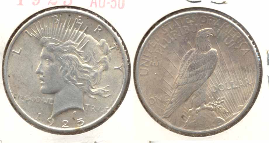1925 Peace Silver Dollar AU-50 e