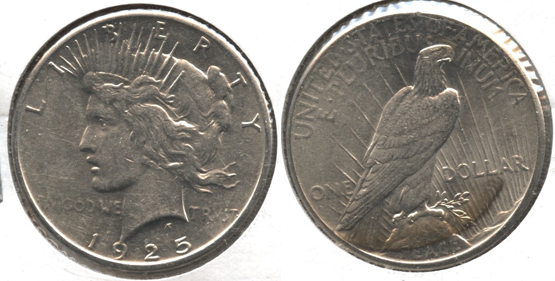 1925 Peace Silver Dollar AU-50 #v