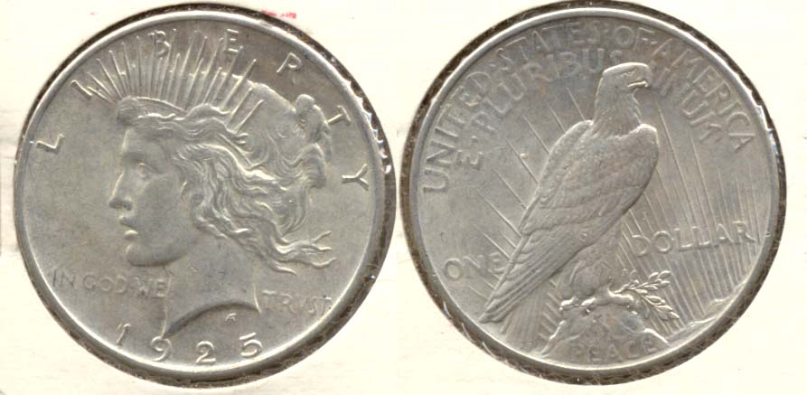 1925 Peace Silver Dollar EF-40 a