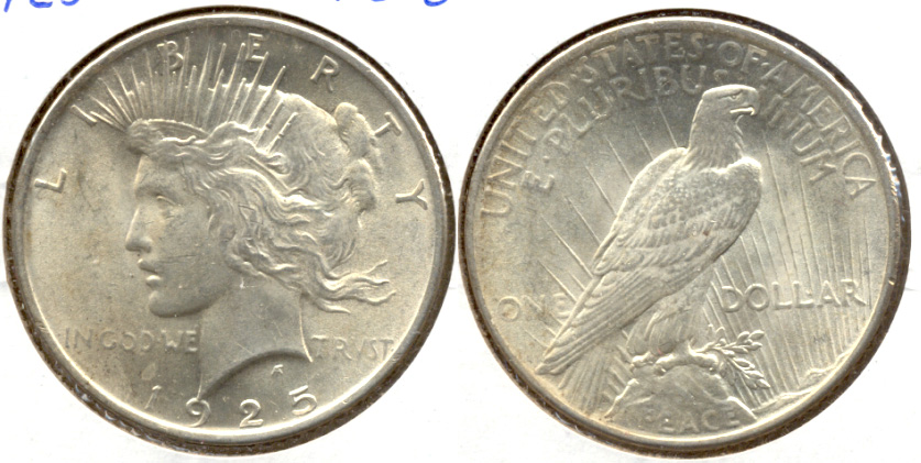 1925 Peace Silver Dollar MS-62