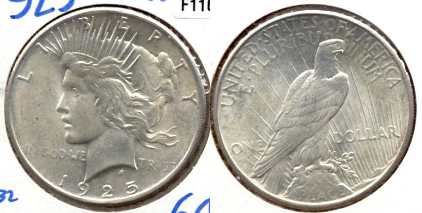 1925 Peace Silver Dollar MS-63 c
