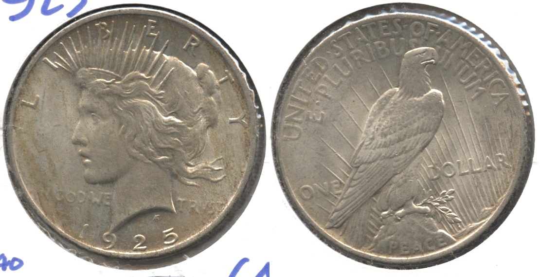 1925 Peace Silver Dollar MS-64 #b