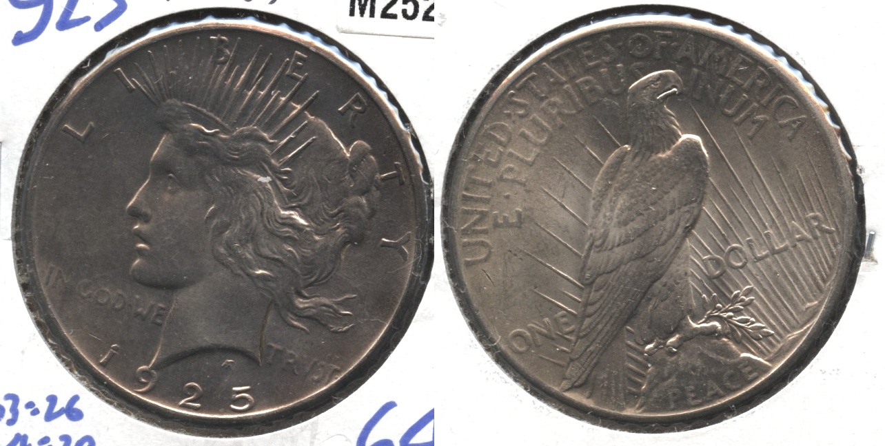 1925 Peace Silver Dollar MS-64 #d