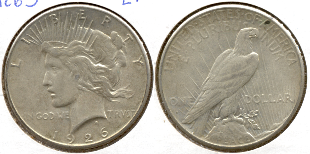 1926-S Peace Silver Dollar EF-40 c