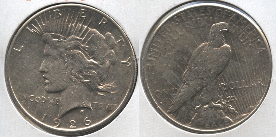 1926-S Peace Silver Dollar EF-40 #h