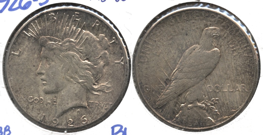 1926-S Peace Silver Dollar MS-60 #e