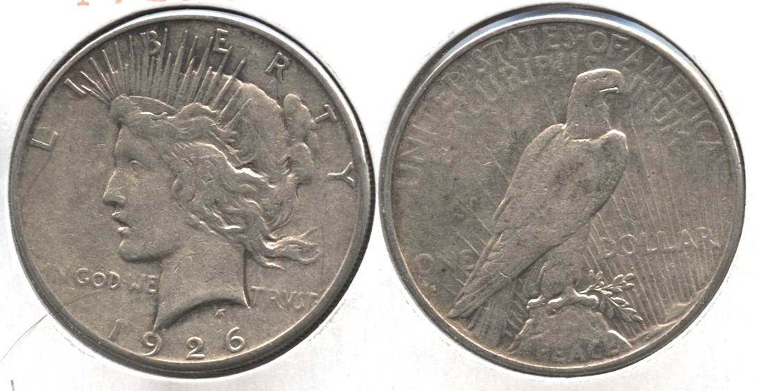 1926-S Peace Silver Dollar VF-20 #ad