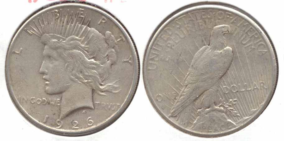 1926-S Peace Silver Dollar VF-20 c