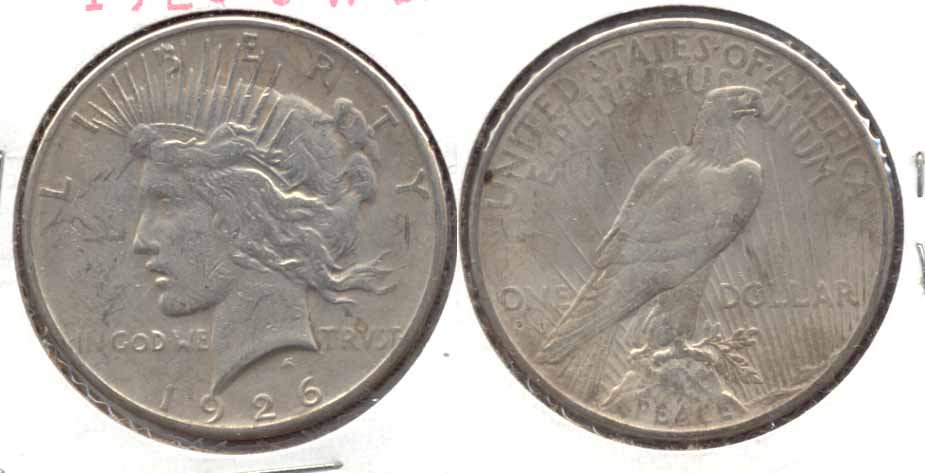 1926-S Peace Silver Dollar VF-20 g