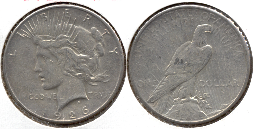 1926-S Peace Silver Dollar VF-20 j