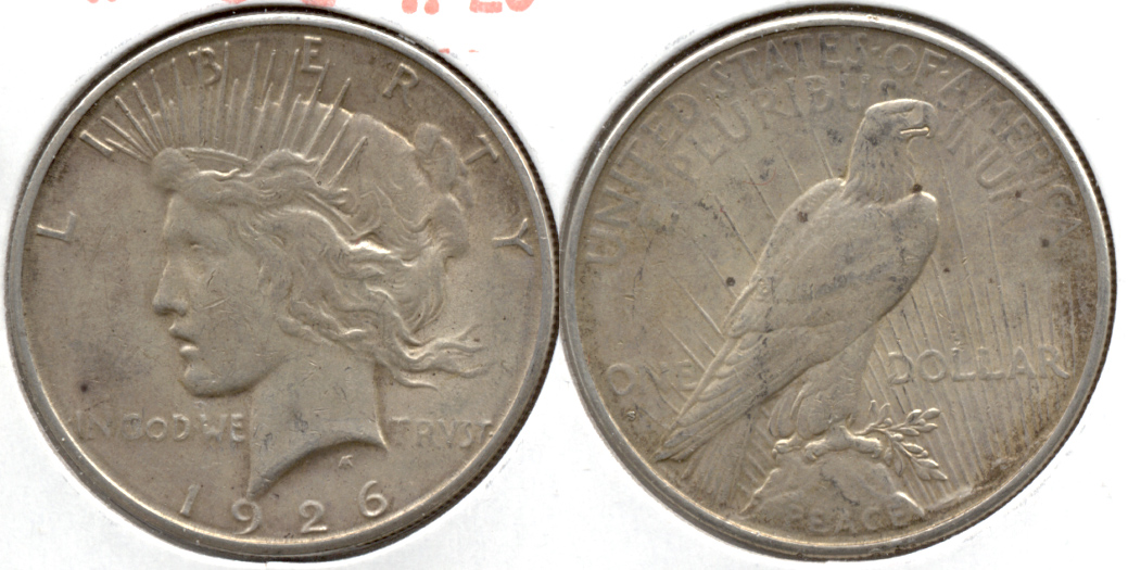 1926-S Peace Silver Dollar VF-20 q