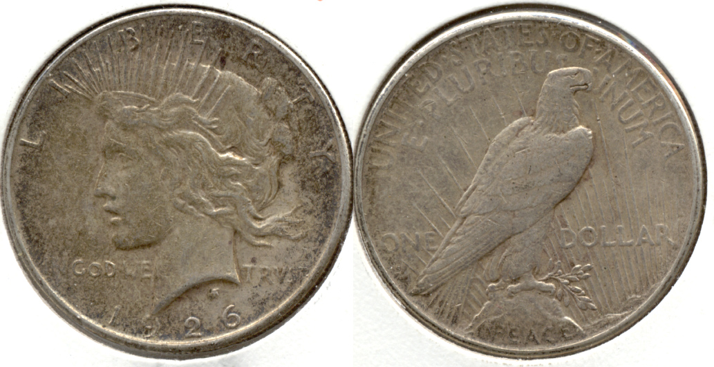 1926-S Peace Silver Dollar VF-20 s