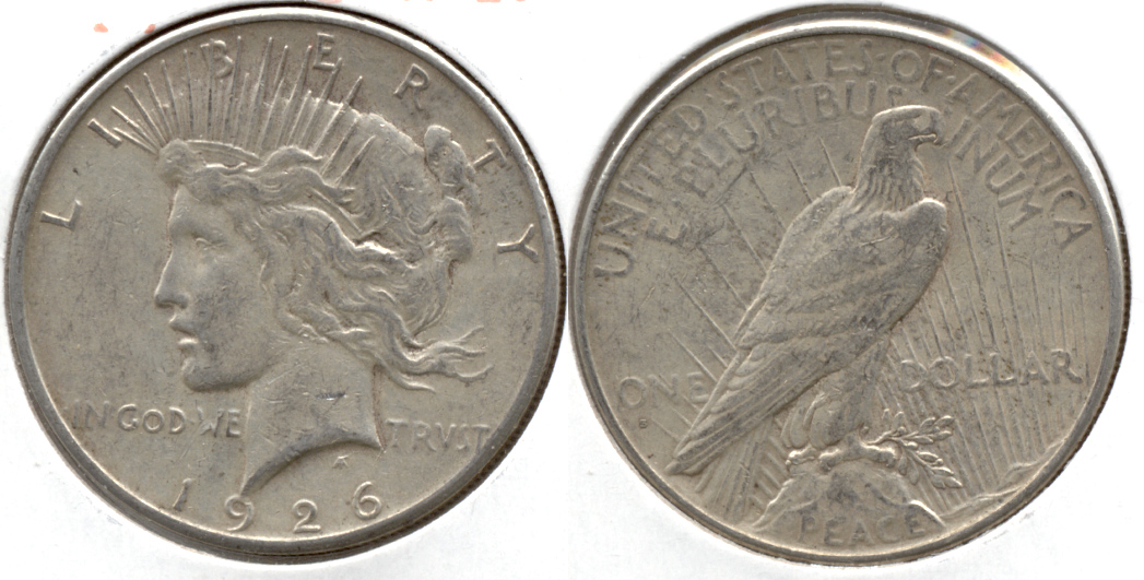 1926-S Peace Silver Dollar VF-20 v
