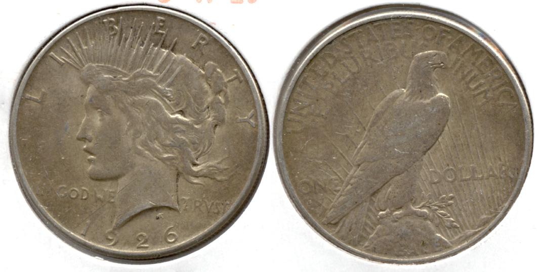 1926-S Peace Silver Dollar VF-20 x