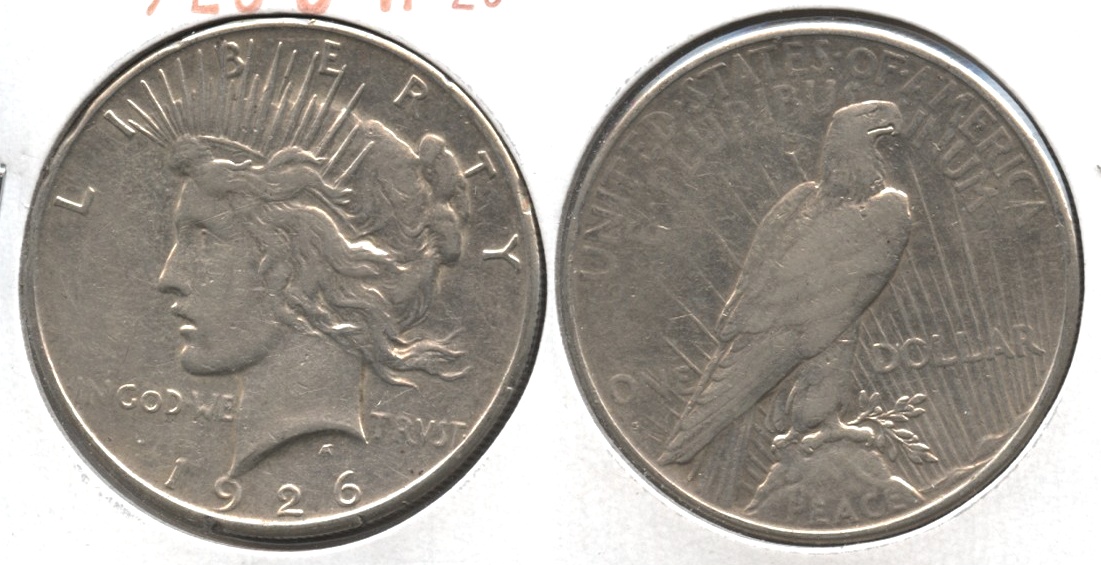 1926-S Peace Silver Dollar VF-20 #z