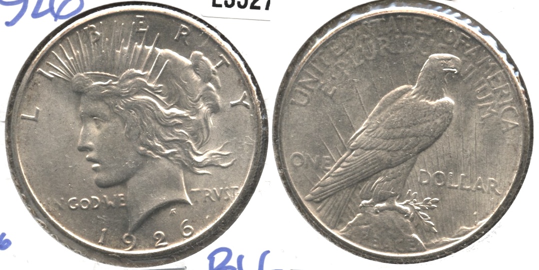 1926 Peace Silver Dollar MS-60 #e
