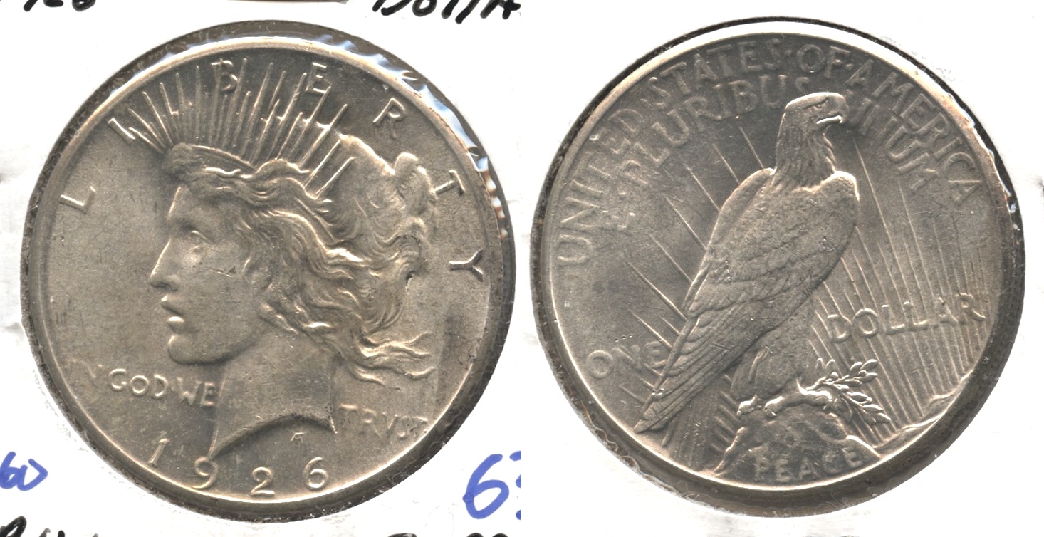 1926 Peace Silver Dollar MS-62