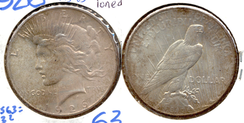 1926 Peace Silver Dollar MS-63
