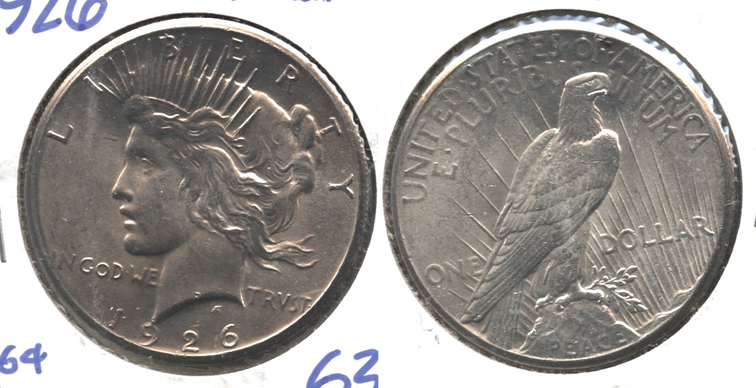 1926 Peace Silver Dollar MS-63 #b