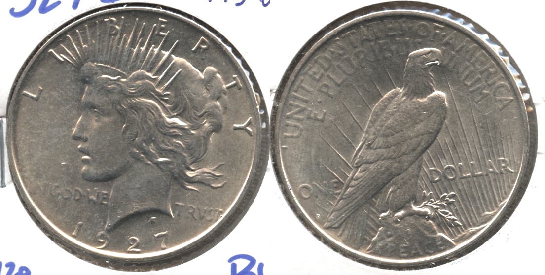 1927-D Peace Silver Dollar MS-60 #b