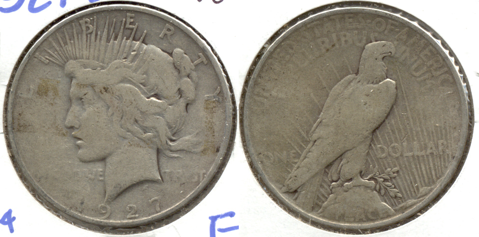 1927-D Peace Silver Dollar VG-8 a