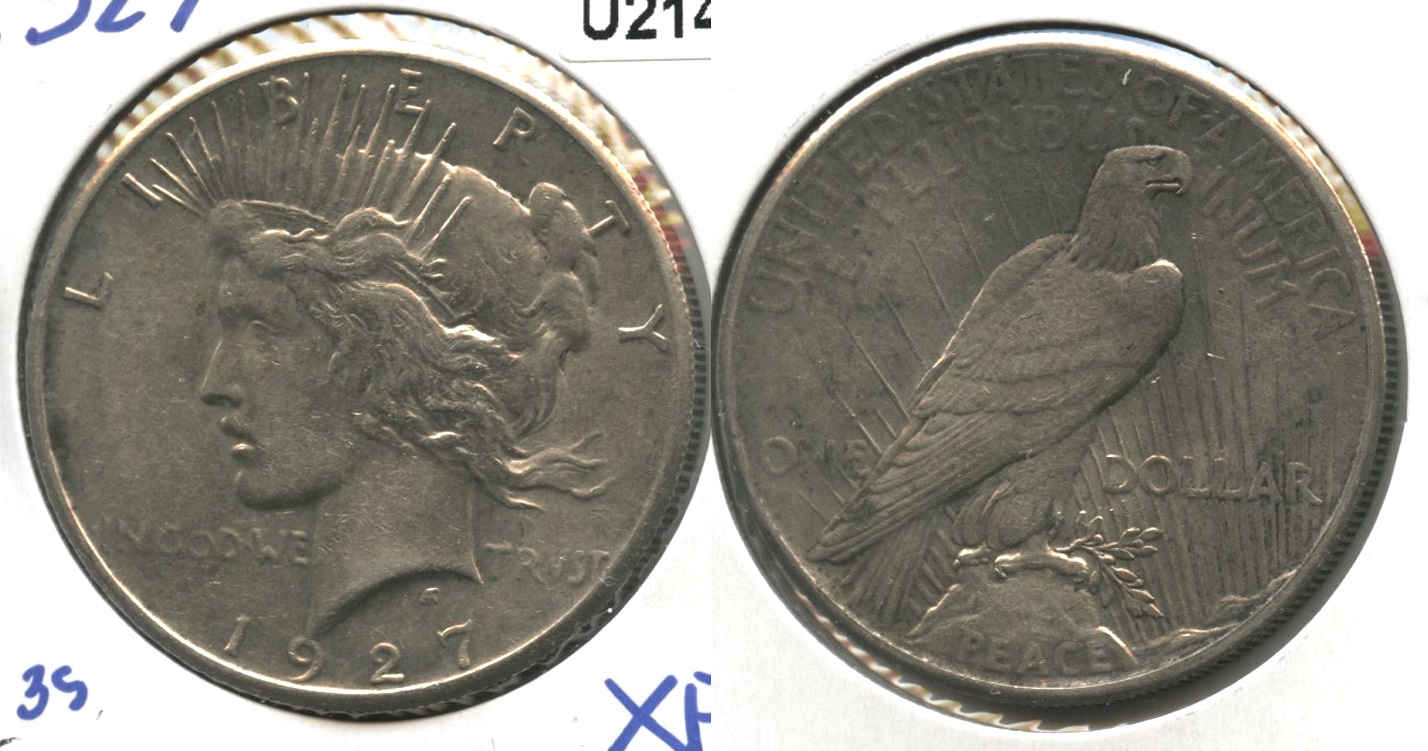 1927 Peace Silver Dollar EF-40 #c