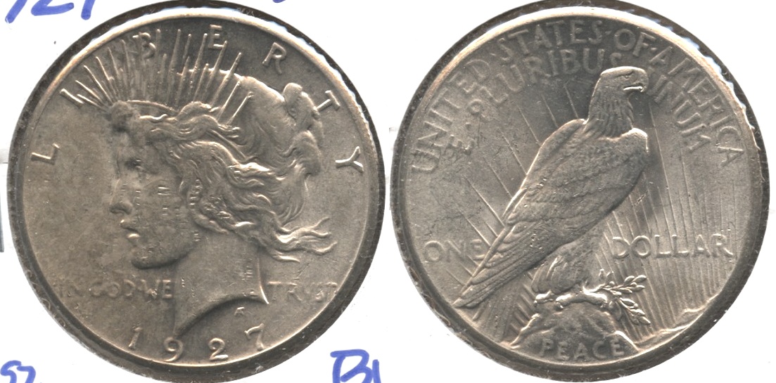 1927 Peace Silver Dollar MS-60 #a