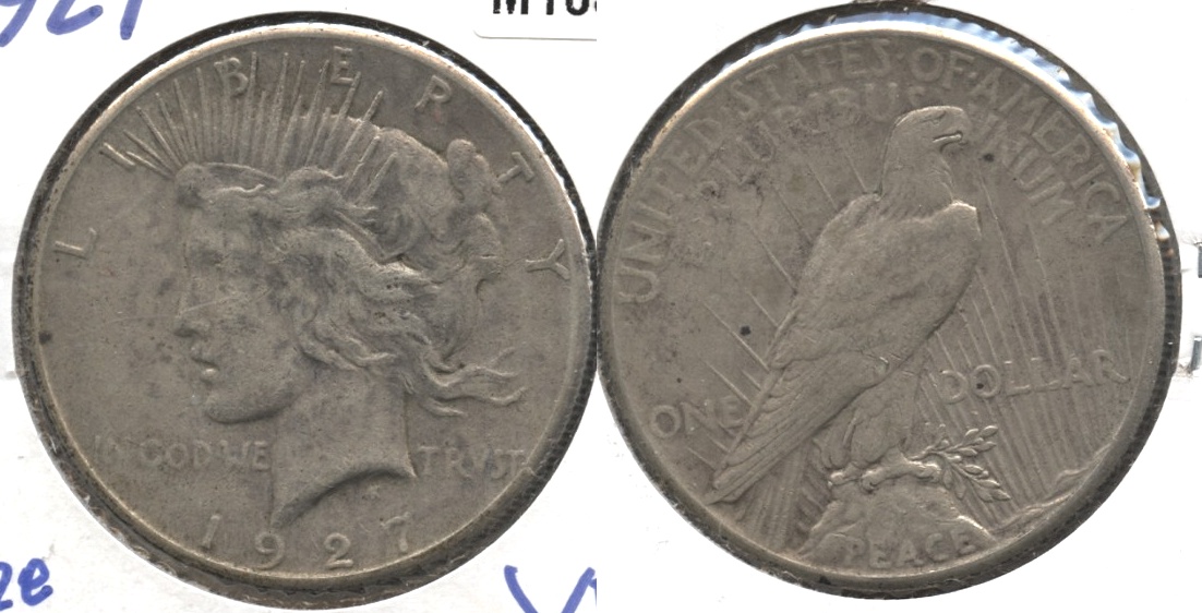 1927 Peace Silver Dollar VF-20 #a