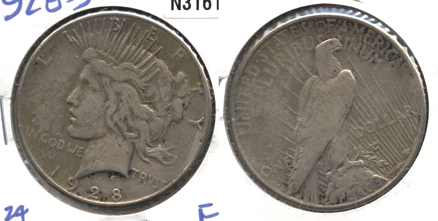 1928-S Peace Silver Dollar VG-8 #f