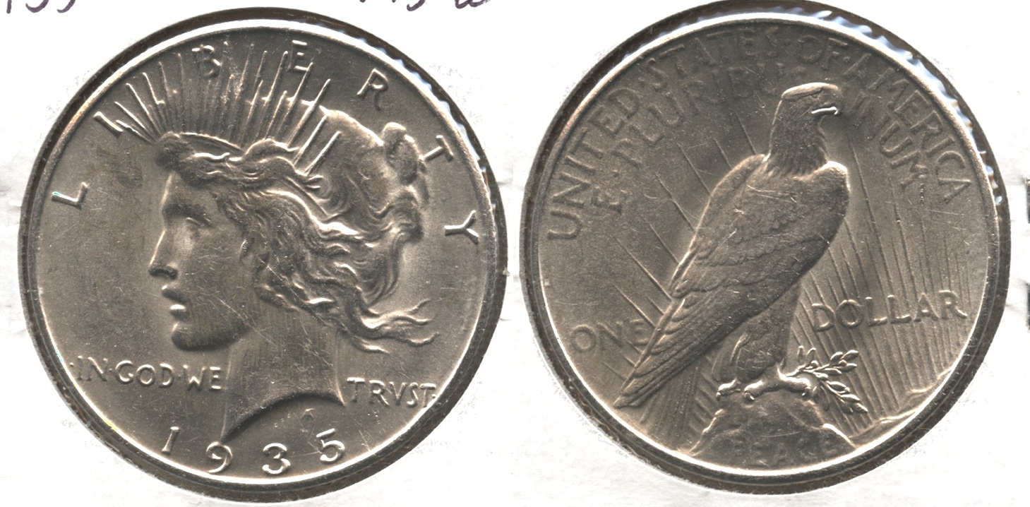 1935 Peace Silver Dollar MS-60 #i