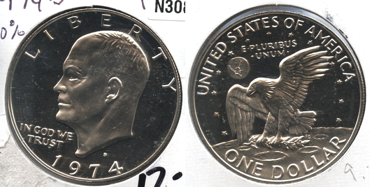 1974-S Eisenhower Dollar Silver Proof